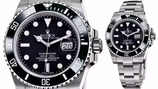 Rolex Submariner replica watches with black dials are all-matched for any clothing.